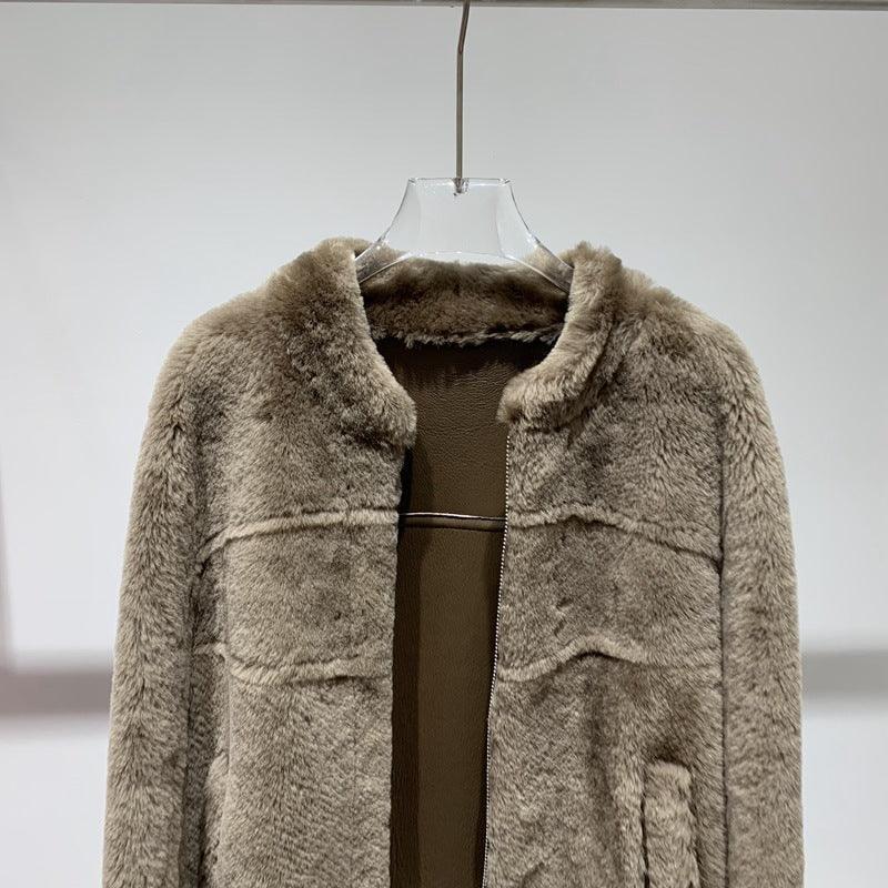 Women’s Genuine Sheepskin Fur Coat