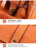 Leather Carry On Trolley Suitcase Cabin Bag with Wheels