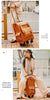 Leather Luggage Trolley Case Carry-On Suitcase with Wheels