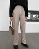 Leather Wide Leg Pants Women