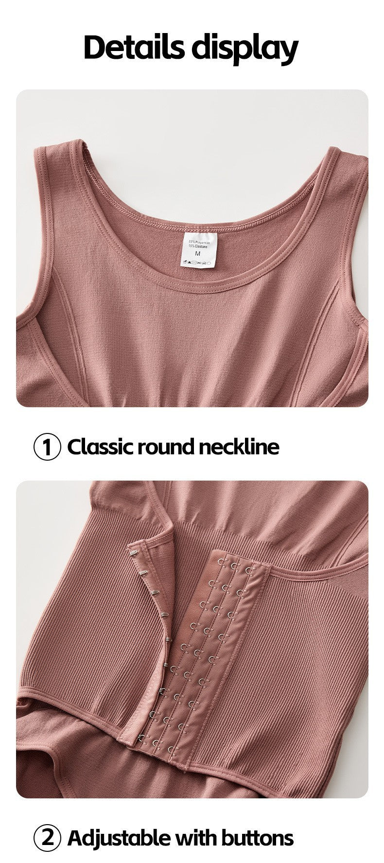 Adjustable Tummy Control Body Shaper for Women Seamless Waist Trainer