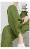 Wide leg linen pants with natural summer drape