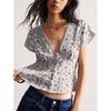 Short Sleeve Lace top