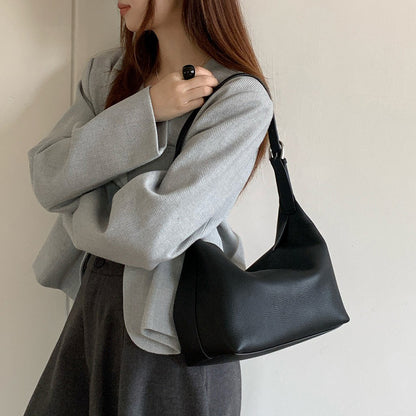 Women’s Top-Grain Leather French Hobo Shoulder Bag