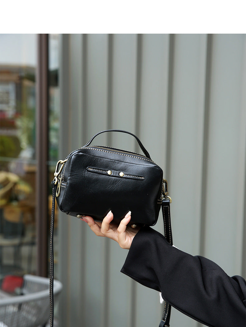 Women Genuine Leather Crossbody Messenger Bag