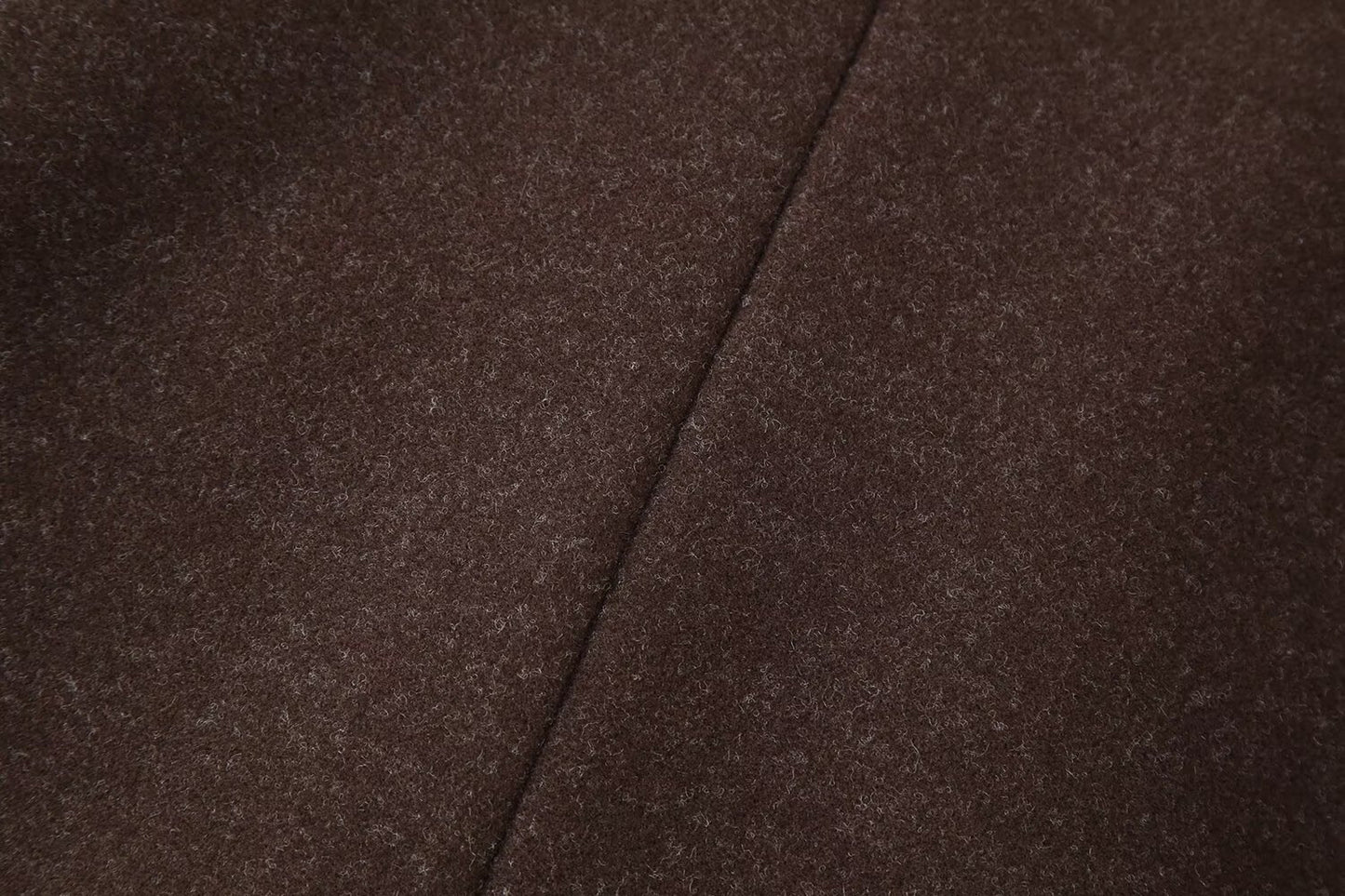 Long brown wool coat women winter outerwear