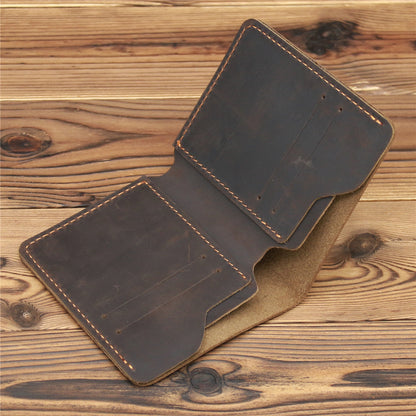 Men’s Leather Bifold Card Holder Wallet