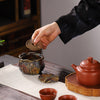 Coil Incense Burner with Brass Body and Removable Floral Lid