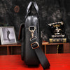 Laptop Leather Briefcase Business Shoulder Bag