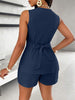 Sleeveless Vest And Shorts Women