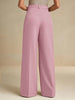 Women's Straight-Leg Beige Trousers