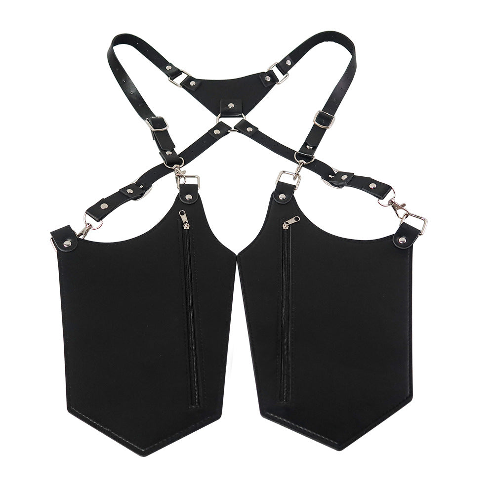 PU Leather Underarm Holster Bag for Men and Women
