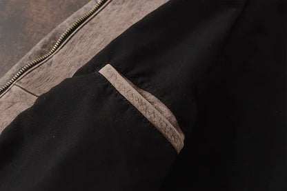 Men Tumbled Cowhide Leather Jacket