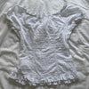 Frill Trim Camisole Tops With Lace