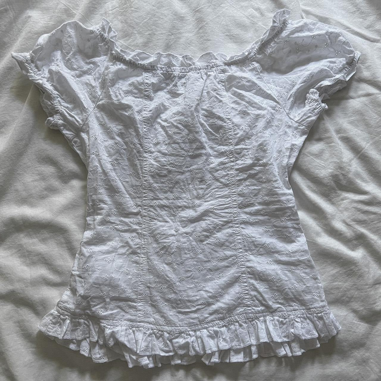 Frill Trim Camisole Tops With Lace