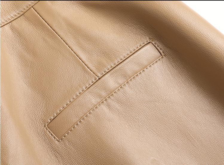 Women high waisted leather shorts