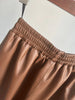 Genuine Sheepskin Leather Jogger Pants