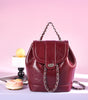 Genuine Leather Crossbody Backpack Purse for Women