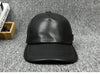 Men’s Genuine Leather Baseball Cap with Adjustable Buckle