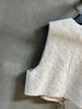 Women’s Merino Fur Vest Shearling Sleeveless Jacket Gray Winter Outerwear