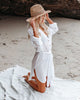 Women's Oversized Shirt With Tie Hem