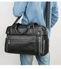 Leather Duffle Bag Large Capacity Travel Weekender