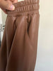 Genuine Sheepskin Leather Jogger Pants