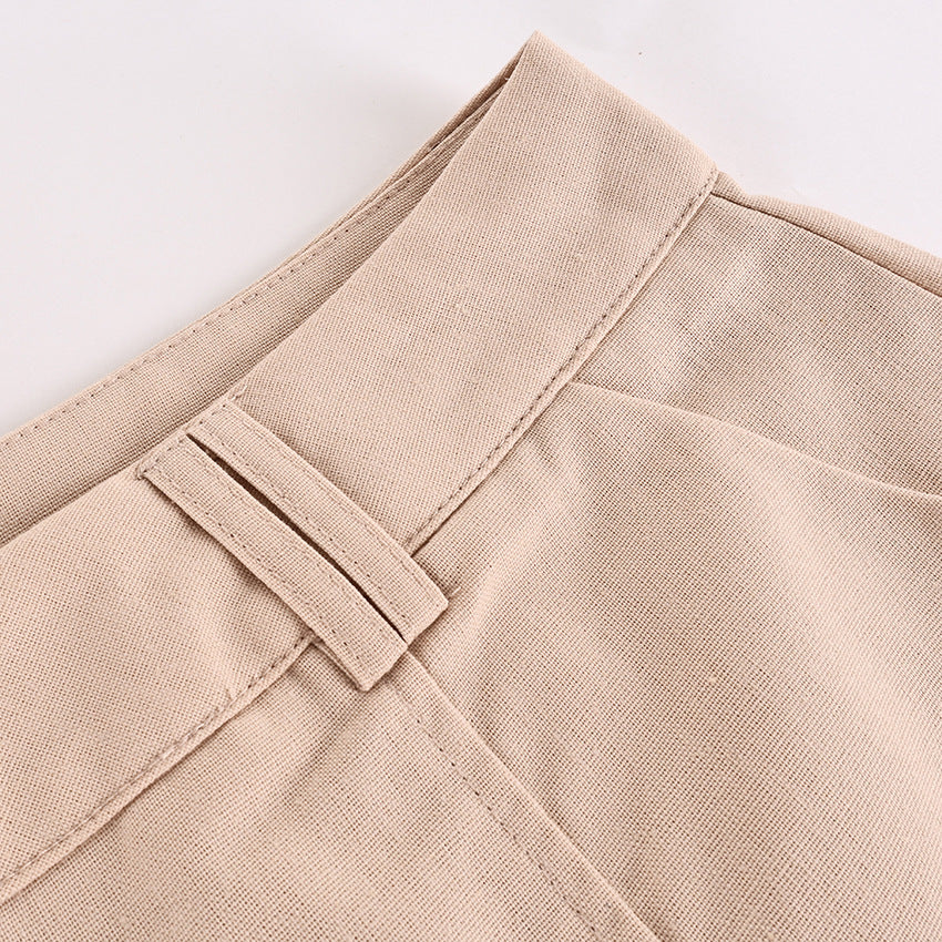 Women Two Piece Set High Waist Shorts and Sleeveless Top Outfit