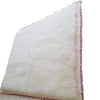 White Sheepskin Bed Pad with Soft Natural Wool Covering