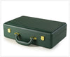 leather watch box brown storage with gold clasp