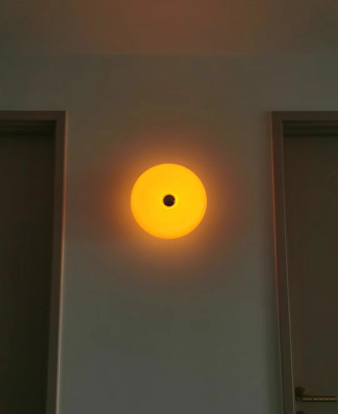Nordic Donut Wall Lamp Bauhaus Touch Dimming Bedroom Light