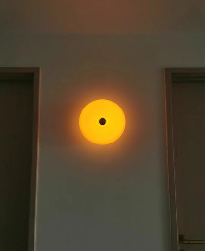 Nordic Donut Wall Lamp Bauhaus Touch Dimming Bedroom Light