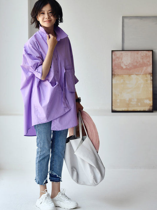 Oversized Leisure Daily Long Sleeve Shirt