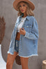 Oversized Washed Denim Jacket Women Streetwear