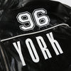 Cropped Faux Leather Jacket Women Moto Bomber Style