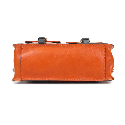 Real Leather Laptop Shoulder Bag