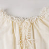 Bohemian off shoulder ruffled chiffon mini