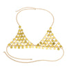 Metal Sequin Star Body Chain Festival Top