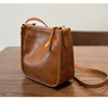 Genuine Leather Crossbody Messenger Bag for Women