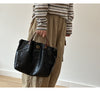 Real Leather Crossbody Office Purse with Strap