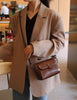 women small genuine leather crossbody bag