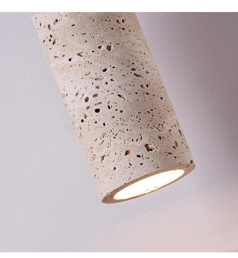 Travertine Stone Pendant Light for Dining Room & Bedroom