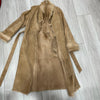 Women’s Cashmere Fur Mid-Length Trench Coat