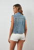 cropped denim vest women