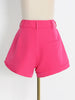 Cuffed Hem Shorts For Women