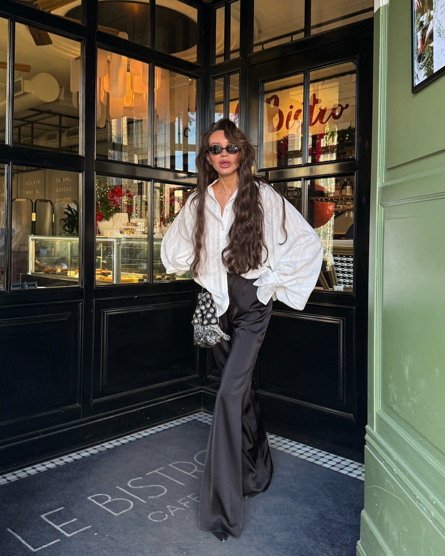 Lantern Sleeve Women Shirts Blouse