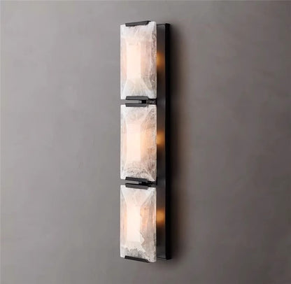 Modern Marble and Copper Wall Lamp Indoor Wall Sconce