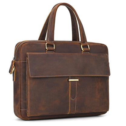 Men Leather Office Bags Sale Travel Briefcase