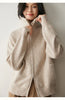 Warm Zip Wool Cashmere Cardigan Jacket Top 2 M