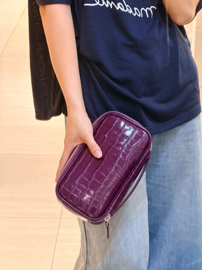 Women’s Genuine Leather Cosmetic Bag